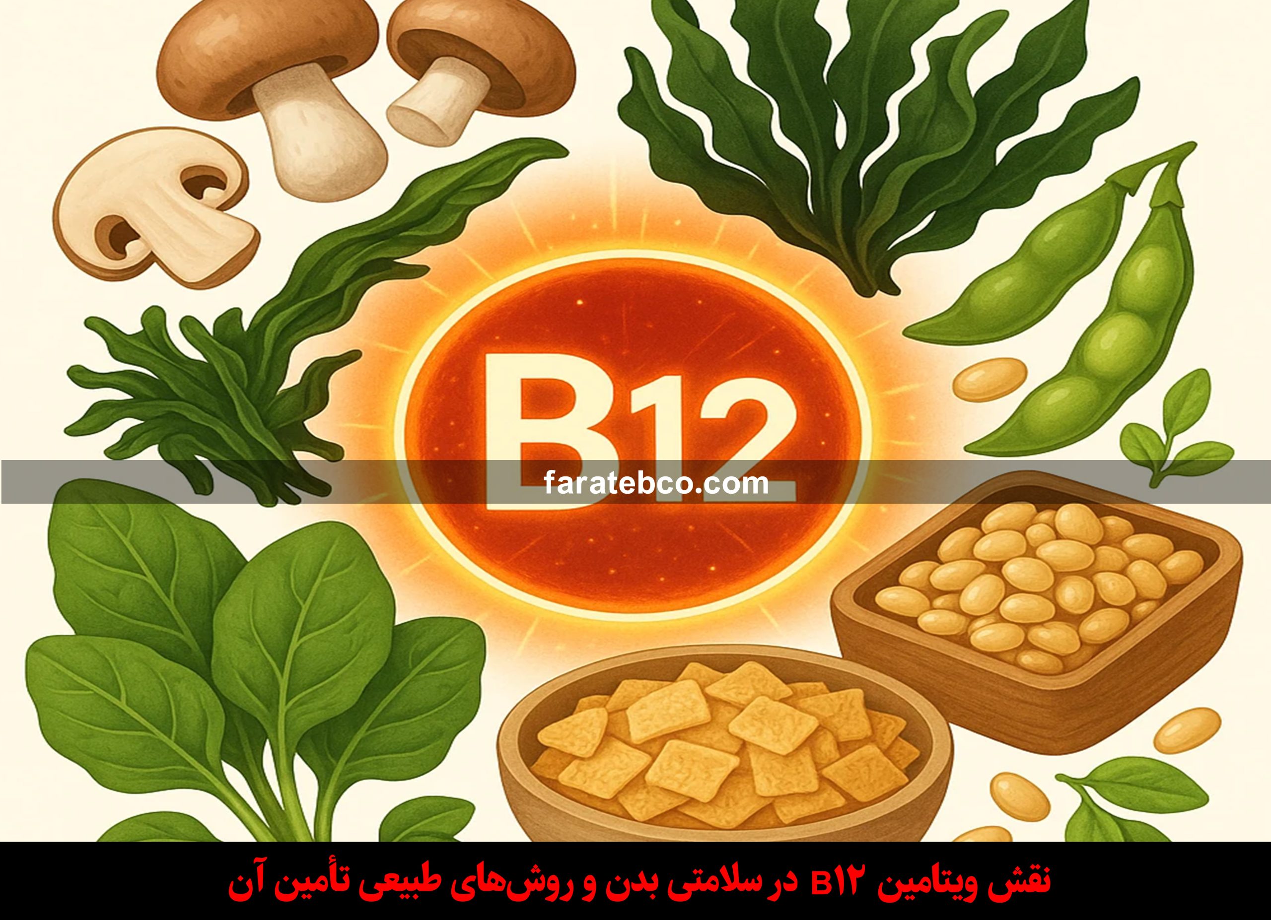نقش ویتامین B12 در سلامتی بدن و روش‌های طبیعی تأمین آن